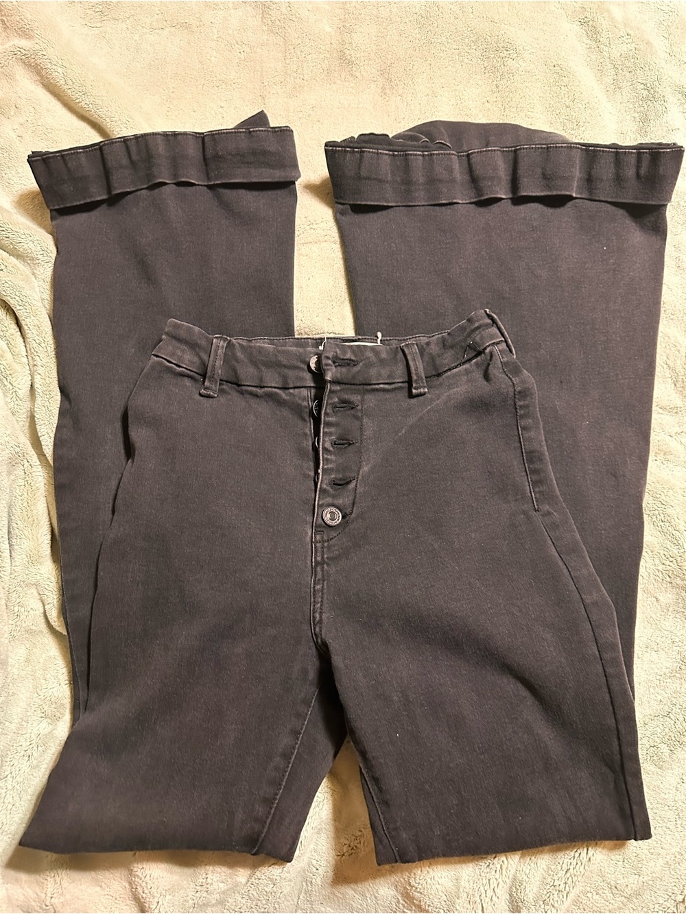 KanCan Black Wide Leg Flare Jeans